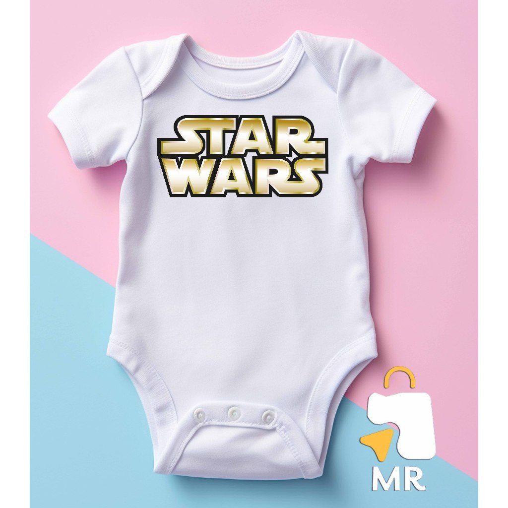 Body infantil STAR WARS | Presente criativo para Bebê Preço baixo