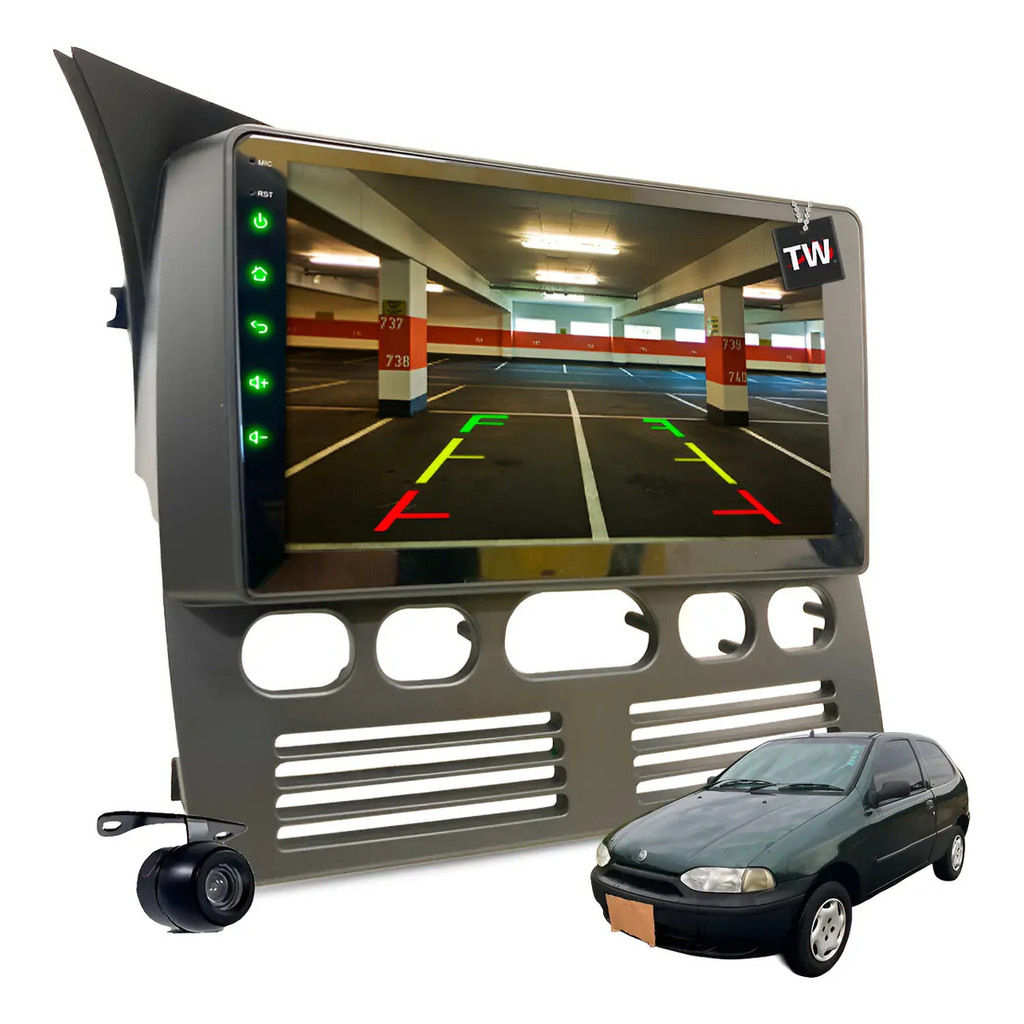 Multimídia Mp10 Rádio Palio G1 1996 À 2000 Gps Carplay Waze