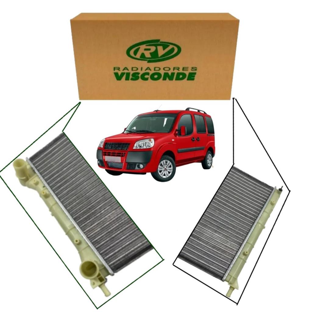 Radiador Visconde Visconde Para Fiat Doblo 1.6 1.8 2001 02 03 05 10 2011