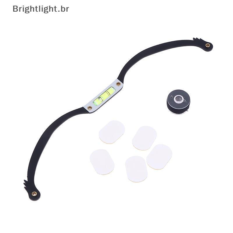 [brightlight.br] Régua De Linha De Arco E Flecha De Maquiagem Permanente Microblading Com Corda De Sobrancelha Medidora