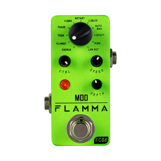 FLAMMA FC05 Modulação Multi Efeitos Pedal Mod De Guitarra 11 Modos Chorus Flanger Phaser Tremolo Auto Wah