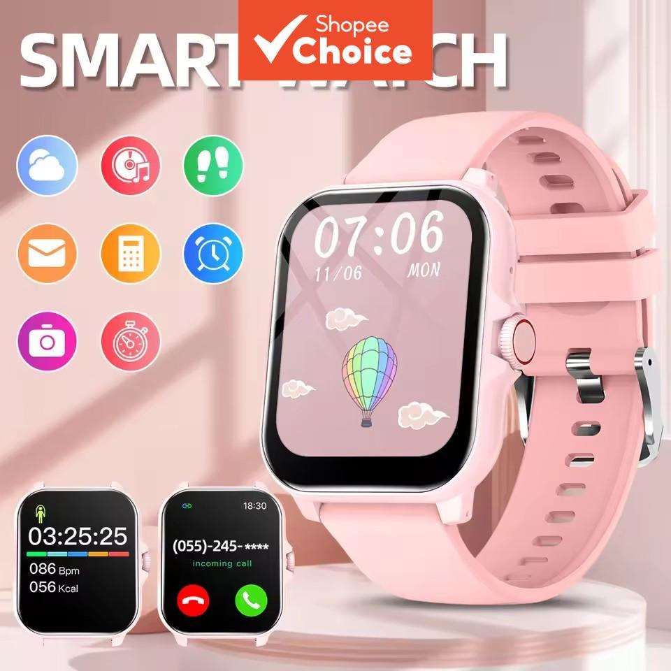 Smartwatch 1.83'' IPS com Chamada, Música e Bluetooth, Baixo Consumo de Energia, Bateria de Longa Duração, Para Android
