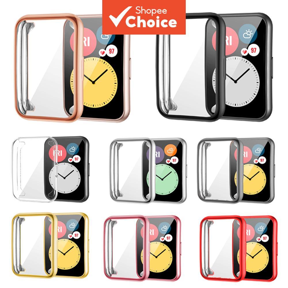 Capa de TPU para Huawei Watch Fit 2 Case Acessórios para Smartwatch Fit2 Protetor de Tela Bumper All-Around Huawei