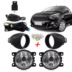 Kit Farol Milha Ka 2015 2016 2017 Botão Modelo Alternativ