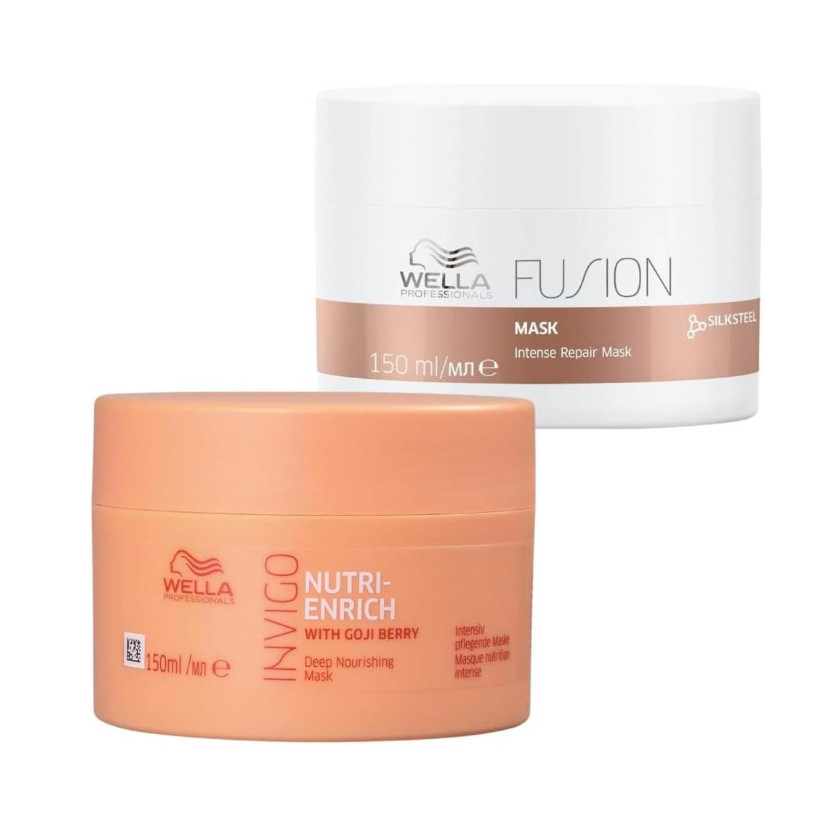 Kit Máscara Fusion 150Ml E Enrich 150Ml Wella Professional