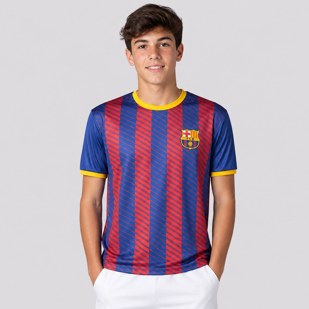 Camisa Barcelona Illuvium Juvenil Azul
