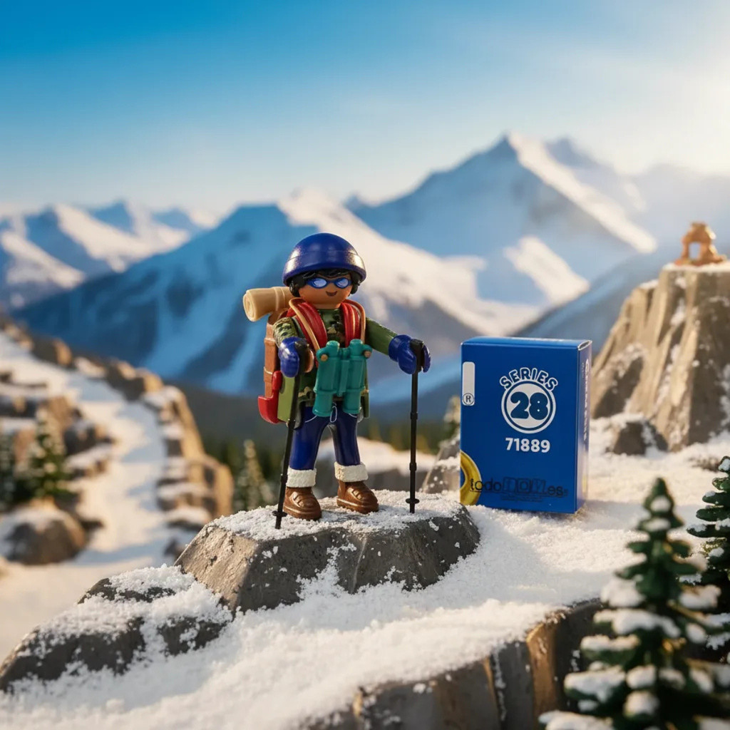 Playmobil Série 28 Montanhista Pronto Para o Everest