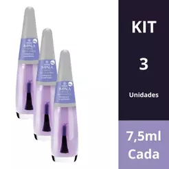 Kit 3 Esmaltes Impala Verniz Extra Brilho 7,5ml