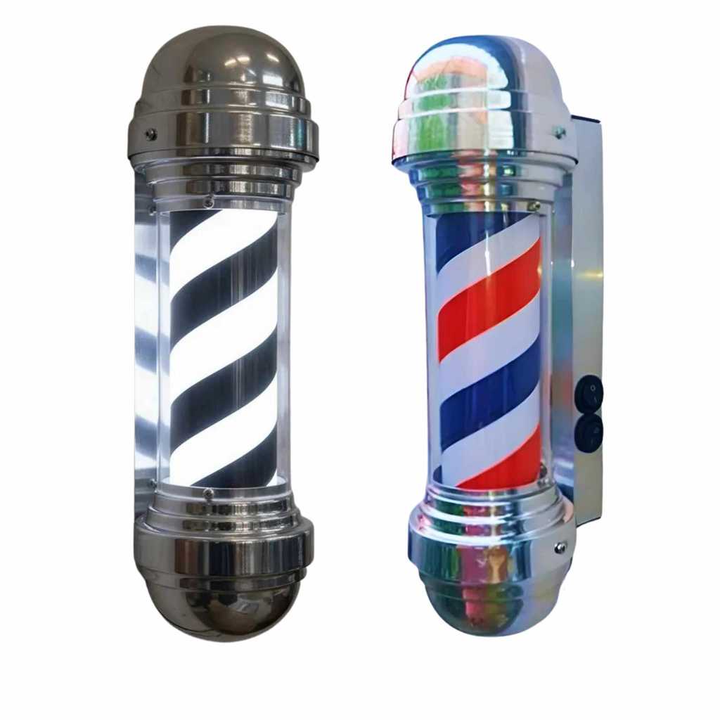 Barber Pole Poste 30cm Sem Globo De Luz 220v