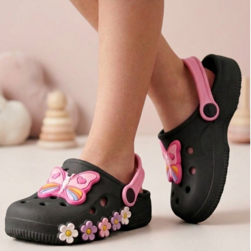 Sandália Infantil Menina Crock Estampa Leve e Macia Babuche Infantil Feminino