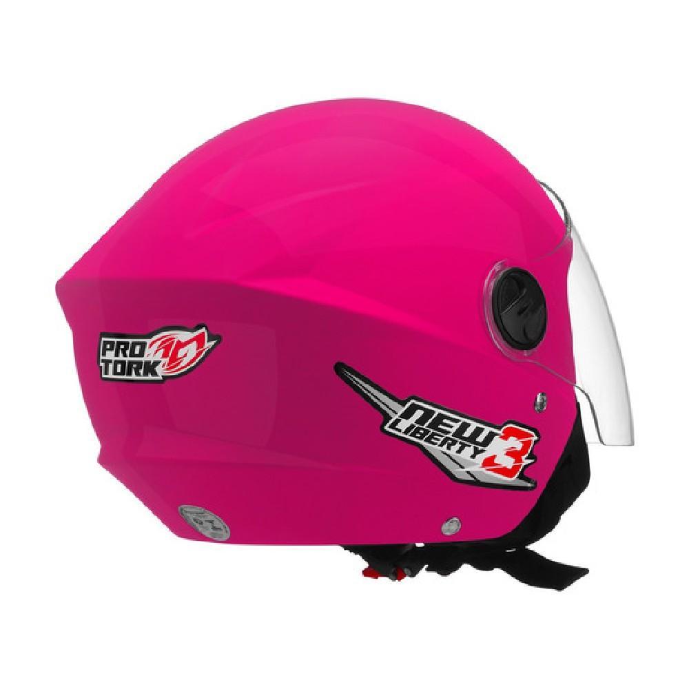 Capacete P/ Moto Pro Tork New Liberty Three Rosa 56 · foto 2