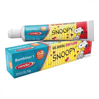 Gel Dental Condor Bambinos 1 Snoopy 50g em Oferta na Shopee
