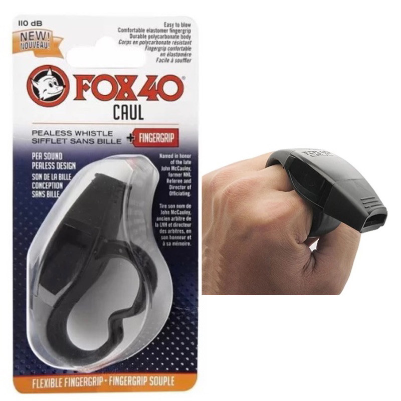 Apito Fox 40 Caul para Árbitros de Futebol, Futsal, Natação e Basquete PUAQ