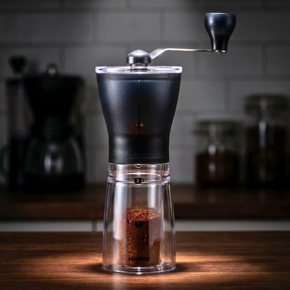Moinho de Moer Café Hario Slim Moedor de Café Com Lâminas de Cerâmica p/ Café Fresco Sempre Original