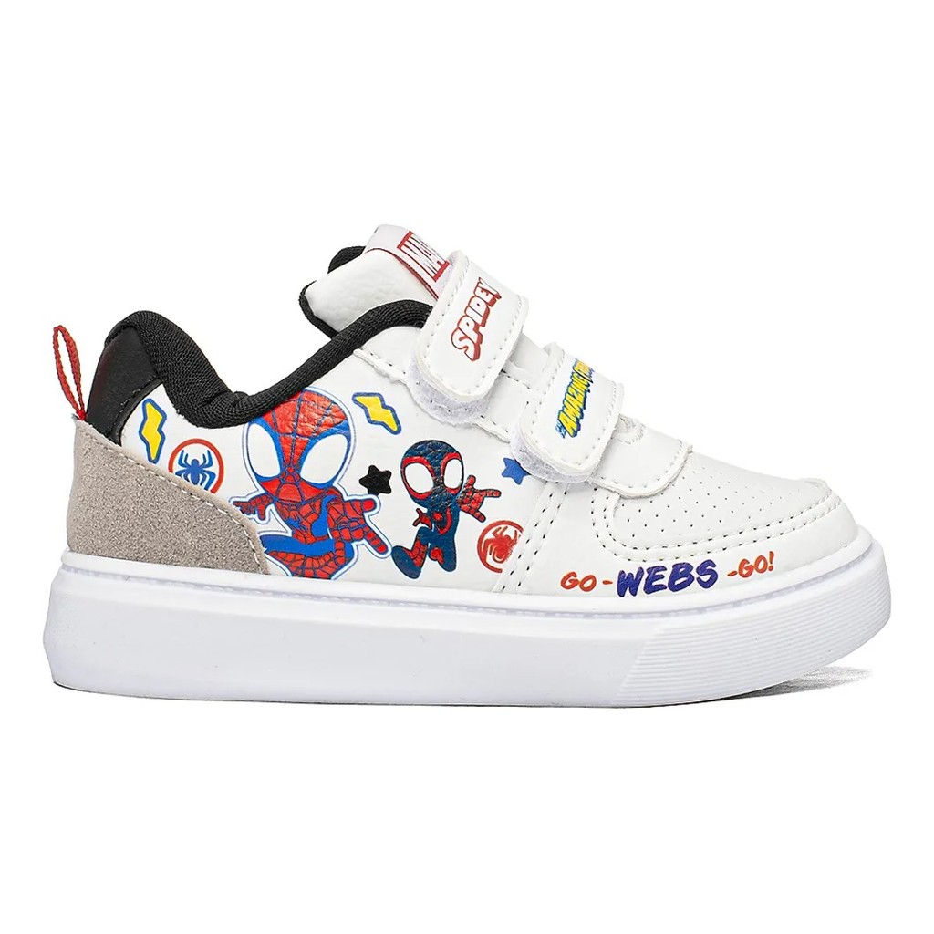 Tênis Marvel Homem Aranha e os amigos Branco