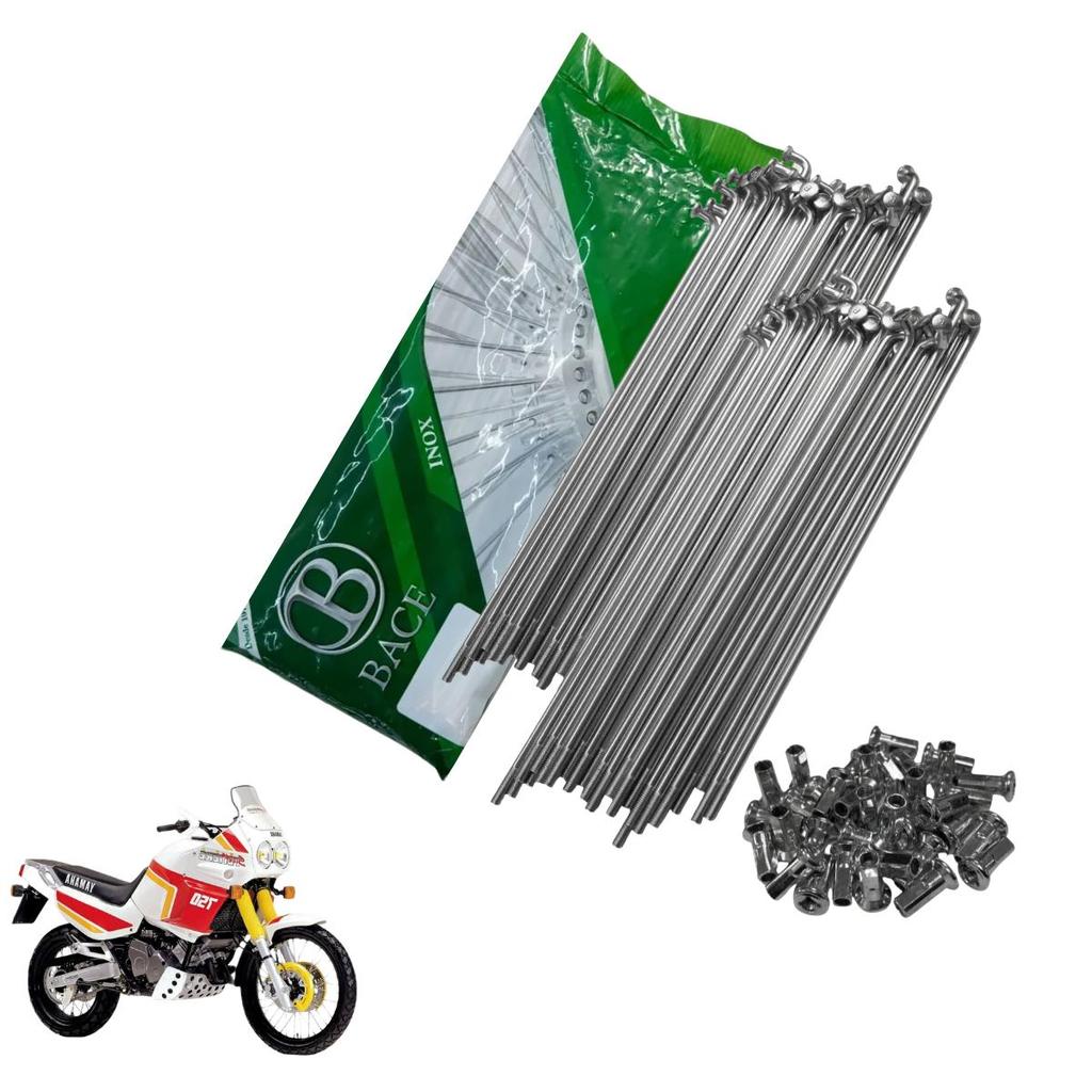 Jogo Raio Xtz Super Tenere 750 Dianteiro 3,5mm Marca Bace Inox