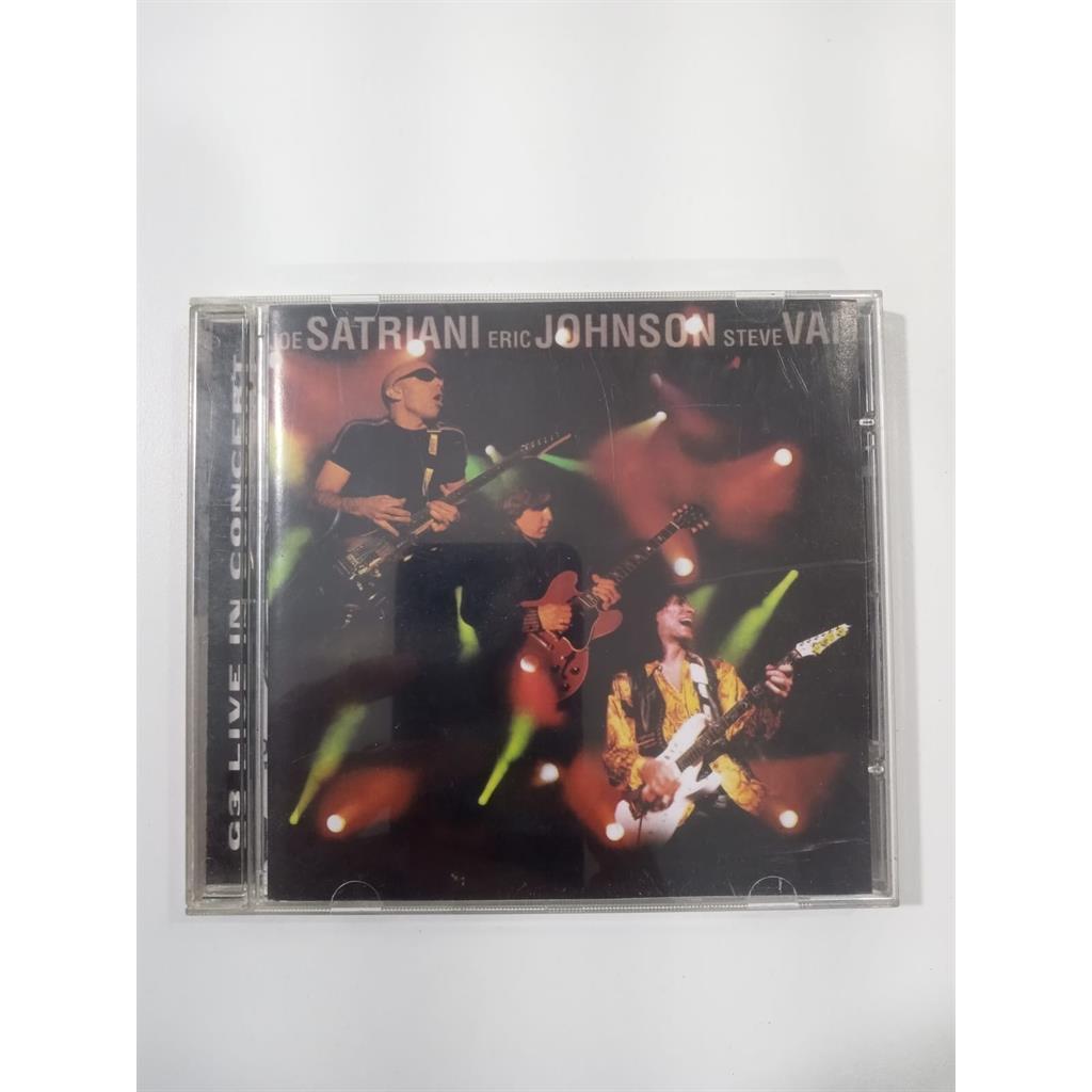 CD Joe Satriani Eric Johnson Steve Vai G3 - Live In Concert Joe Satriani Eric Johnson Steve Vai
