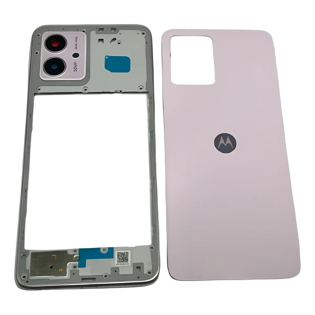Carcaça Aro Lateral + Tampa Traseira Para Motorola G14 Lilás XT2341