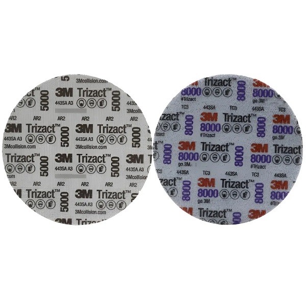 Kit Disco Lixa Trizact 5000 e 8000 152MM Polimento 3M