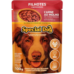 Ração Úmida Special Dog Ultralife para Cães Filhotes Sabor Carne ao Molho 100g