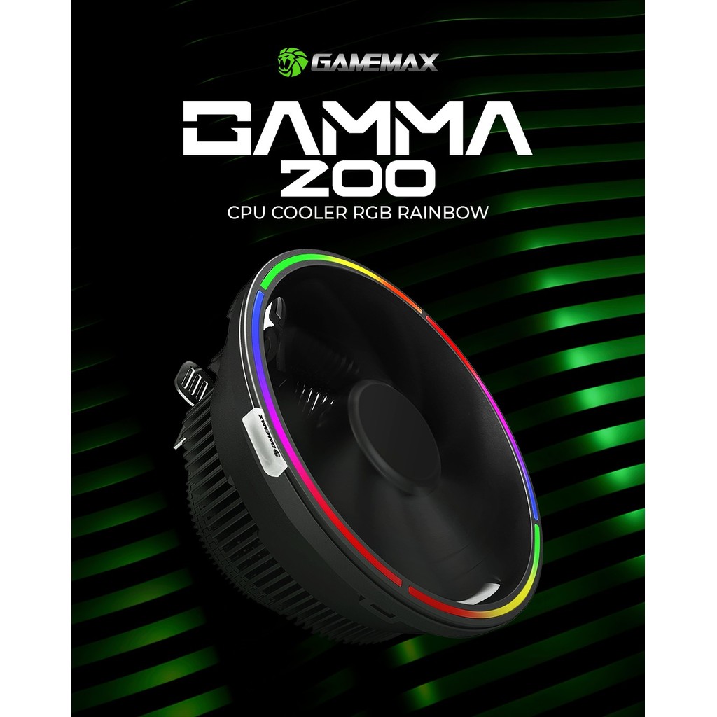 Cooler Para Processador Rgb Gamemax Gamma 200