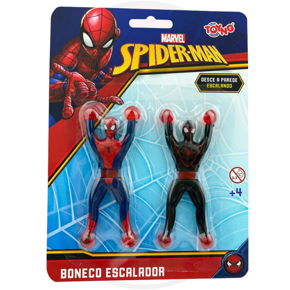 BONECO ESCALADOR HOMEM ARANHA TOYNG MARVEL SPIDER MAN DESLIZANTE HERÓI PAREDE BRINQUEDOS DE MENINOS