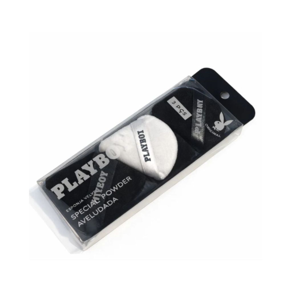 Kit 3 Esponjas  Special Powder Aveludada- Playboy Beauty