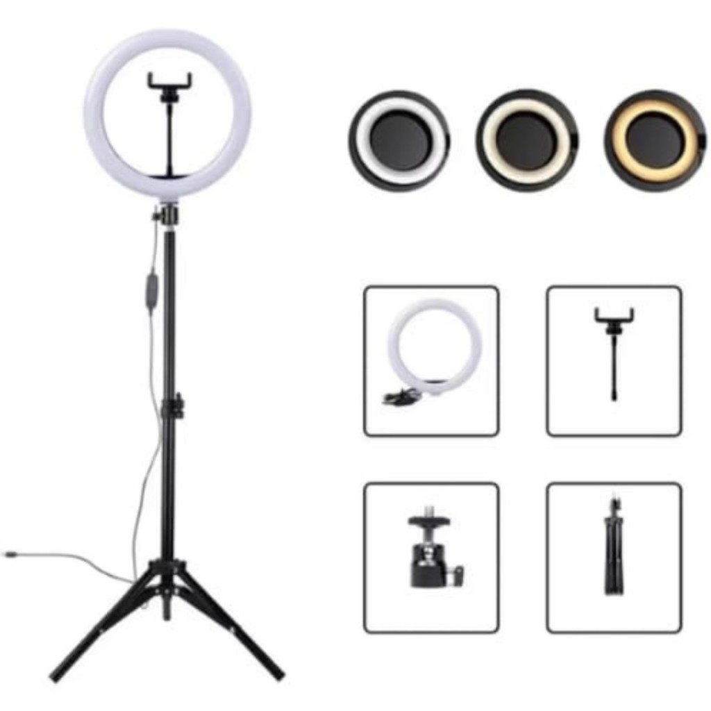 Ring Light 12 polegada/30cm anel Iluminador lâmpada led anel de luz COM tripé de 2.10 Metros