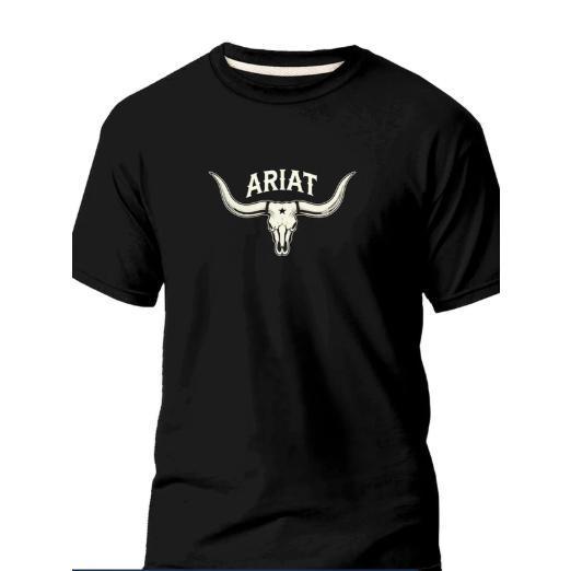 Camiseta masculina estilosa luxo "Ariat" blusa masculina peruana camisa streetwear 100% algodão