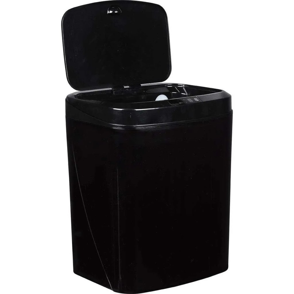 Lixeira de Cozinha Escritório Automática 16L USB Preta Kala
