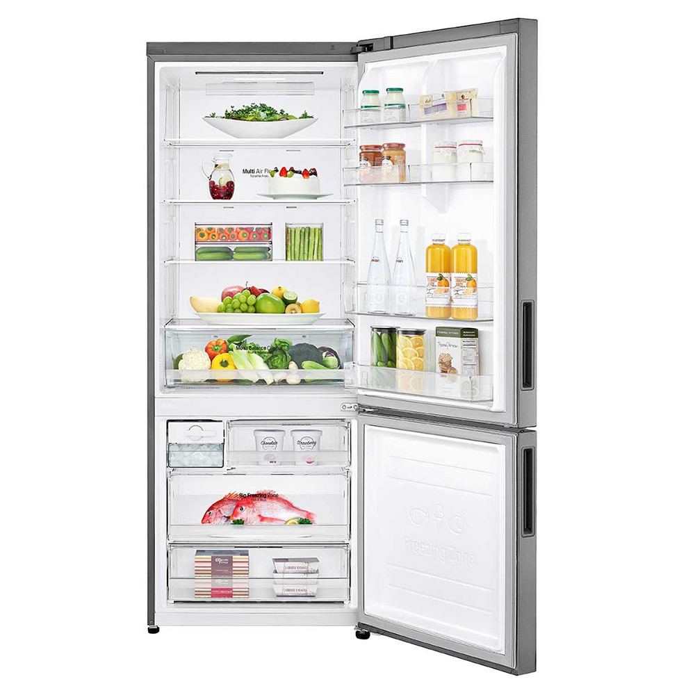 Geladeira LG Inverse Frost Free 451L Inox Look GC-B569NLL