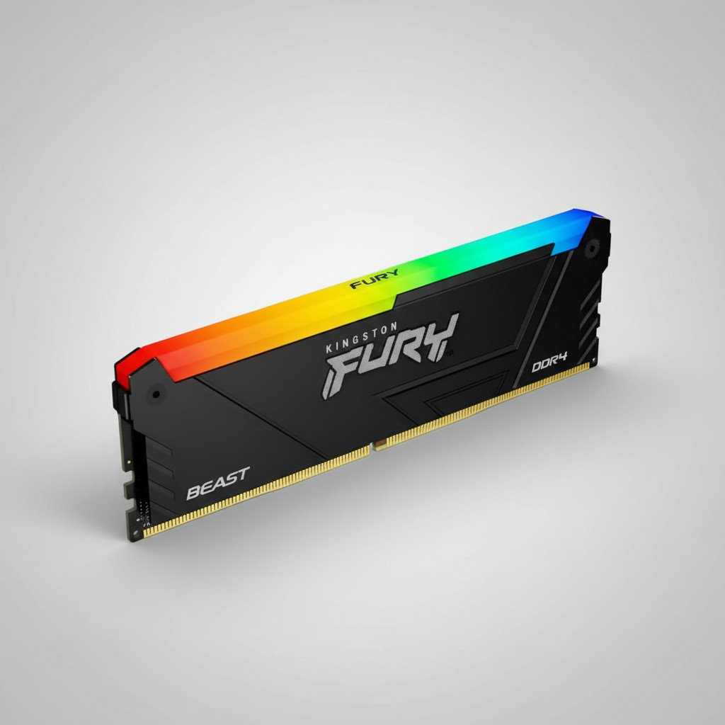 MEMORIA DDR4 32GB 3200MHZ KINGSTON FURY BEAST RGB KF432C16BB2A/32