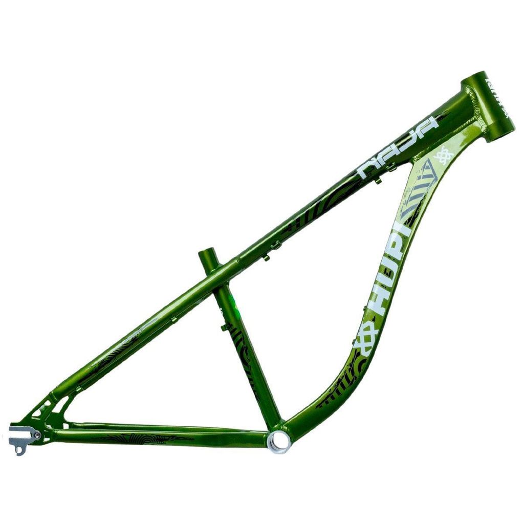 Quadro de Bicicleta do Grau Hupi Naja V10 Horizontal Verde