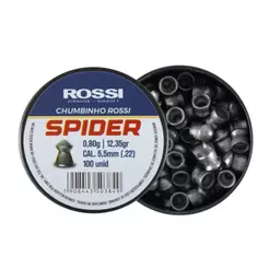 Chumbinho Rossi Spider 5,5mm carabinas e pistolas (100un)