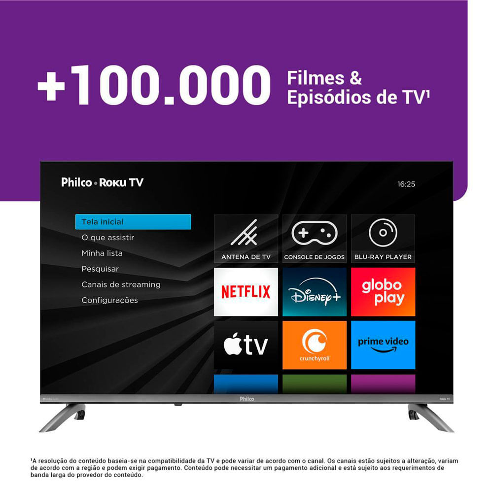 Smart TV LED 32" Roku TV Dolby Audio Philco PTV32CRB · foto 2