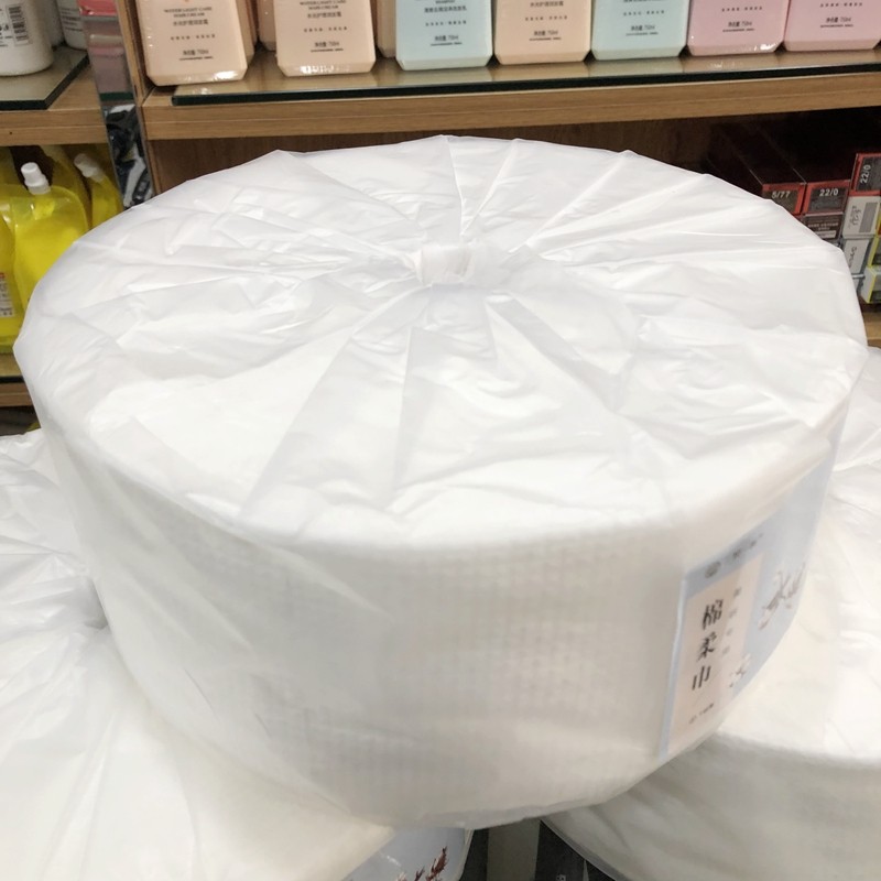 Toalha de rolo grande para salão de beleza, toalha de rosto de algodão macio puro, descartável, toalha de beleza, tecido