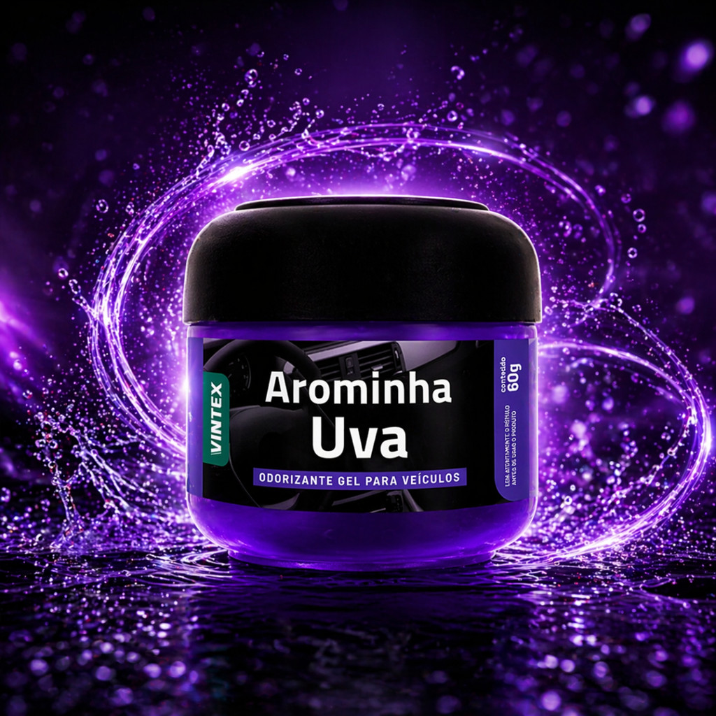 Arominha Gel Uva Cheirinho para Carro Ambiente Vonixx