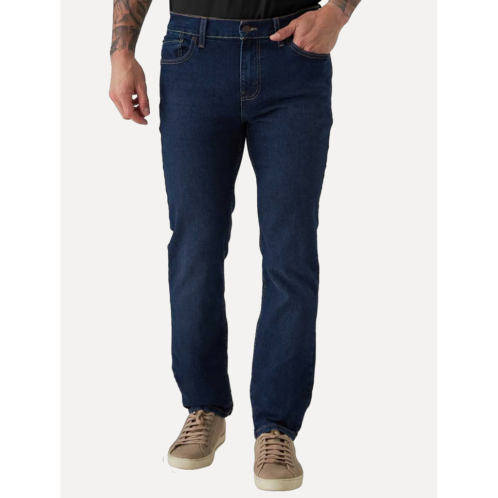 Calça Levis Original Jeans Masculina 514 Straight Azul Escuro LB5148003