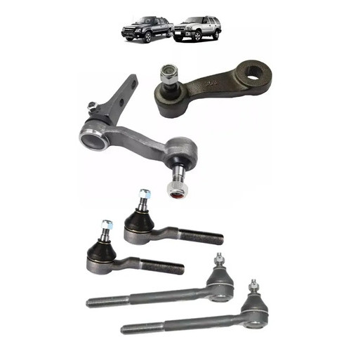 Kit Braço Pitman + Auxiliar + Terminal S10 Blazer 1996/2011