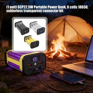 Transparente PowerBank Caso Para Baterias Solda Precisa Proteções Contra Sobrecarga Carregamento Móvel Segu