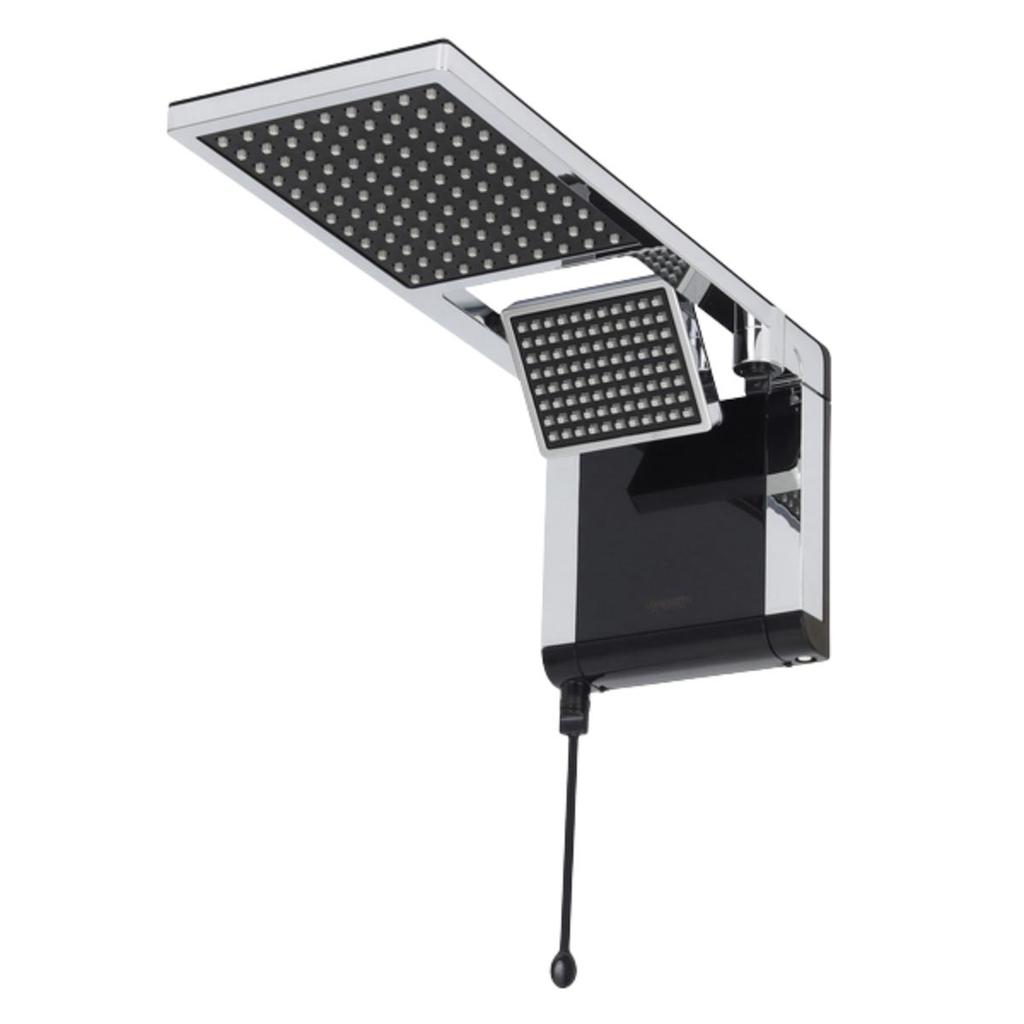 Chuveiro Eletrônico Lorenzetti Acqua Duo Ultra Preto Cromado 5500w 127v