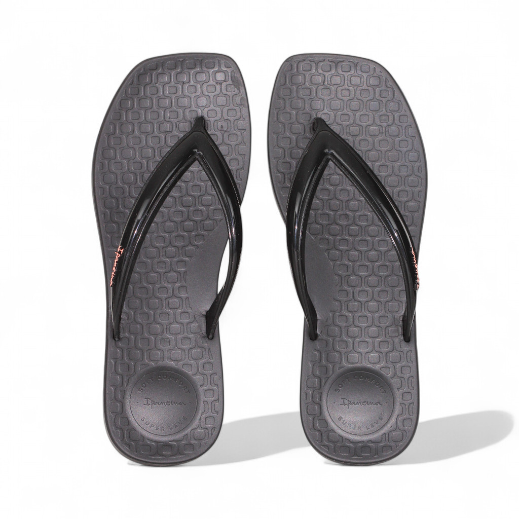 Chinelo Ipanema Pluma Preto - Feminino