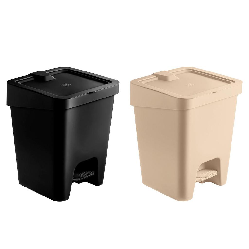 Lixeira Slim 15L com Pedal Compacta e Prática UZ1307 - UZ