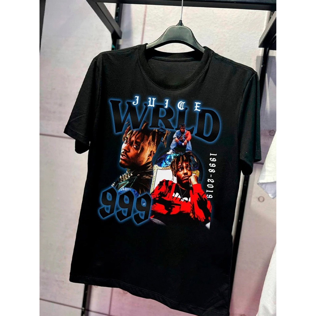 Camiseta Vintage Estampada Juice Streetwear Oversized Moda Unissex 100% Algodão