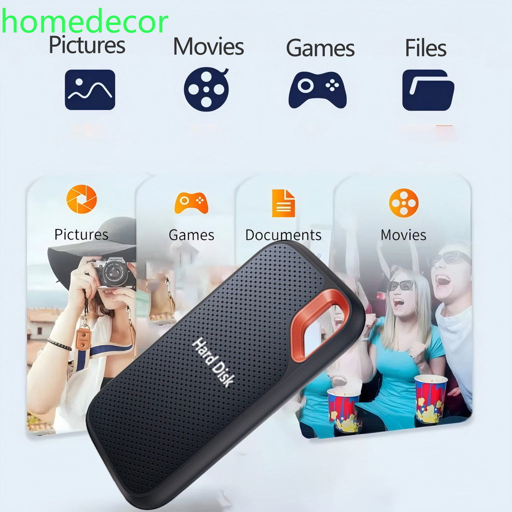 Disco Rígido Externo Maciço Eficiente , 128TB , Original De Alta Qualidade , 2TB/4TB , SSD Portátil , 1TB Para PC/laptop