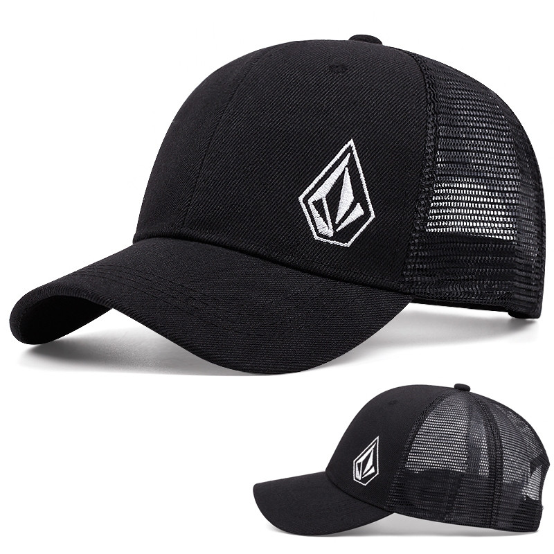 Boné De baseball Fashion Diamond Label Trucker Para Homens Hip Hop casual De Alta Qualidade Chapéu De Malha Ajustável