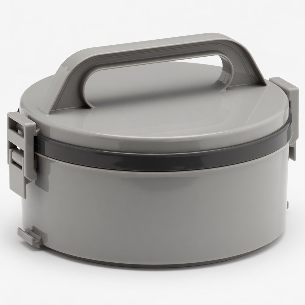 Marmita Térmica 1.5L  Sem Divisória Tekcor Cinza- Soprano