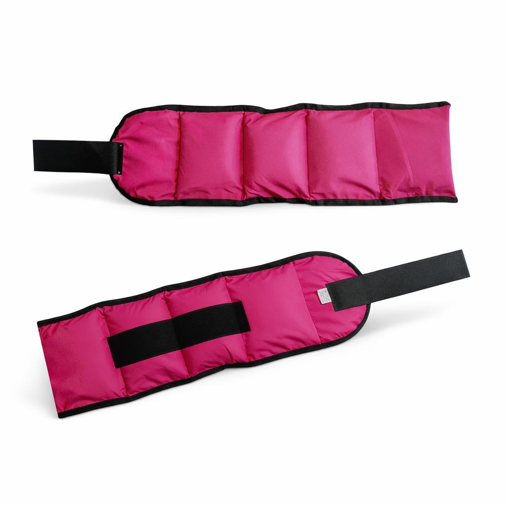 oferta! Caneleira/Tornozeleira Peso Par 2KG  - Rosa - Exercício/Academia/Musculação/Fisioterapia PROMOÇÃO