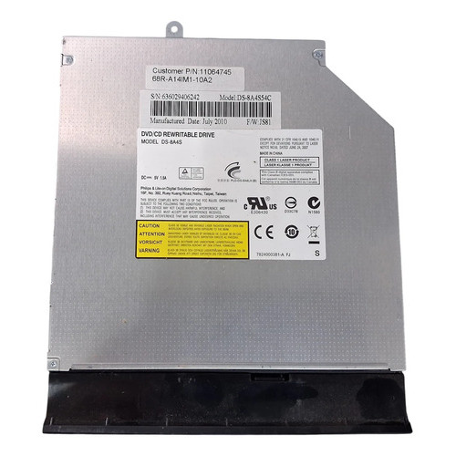 Gravador De Dvd / Cd Notebook Positivo Unique 60 - Ds-8a4s