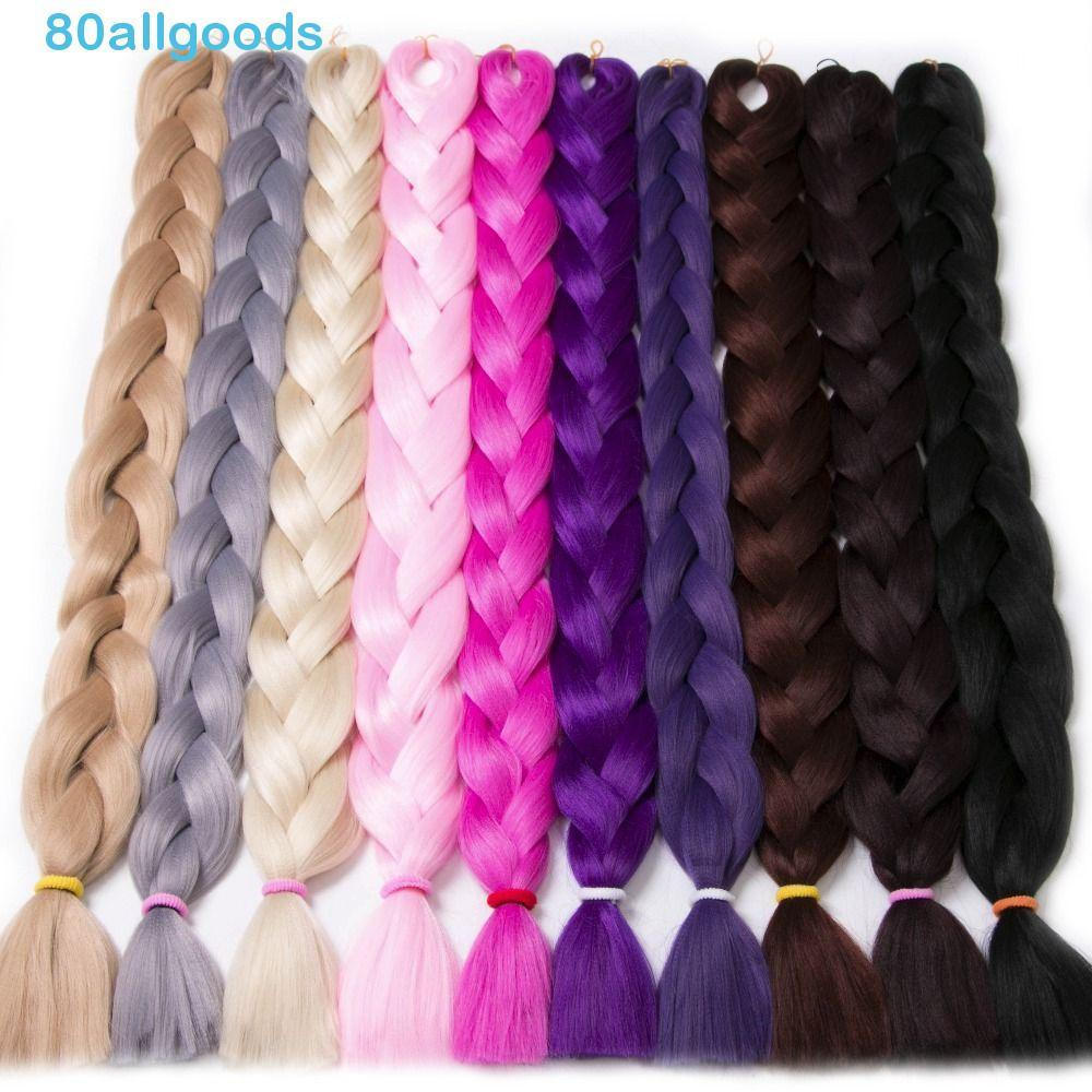 ALLGOODS1 Extensão De Cabelo Afro Torção Tranças Penteados Kanekalon Trança Falsa